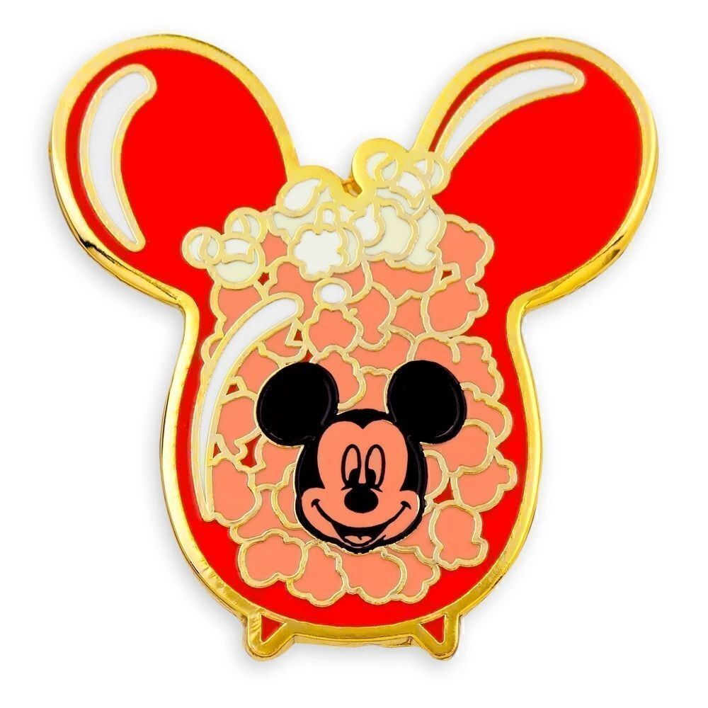 Mickey & Minnie Mouse Popcorn Flair Pin 3-pc Set Disney NEW - Picture 3 of 6